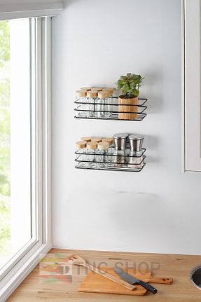 نظم دهنده حمام مشکی فلزی TncPatiShop - کد 894465656
