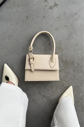 کیف دوشی قهوه ای زنانه چرم مصنوعی leonas - کد 930045548