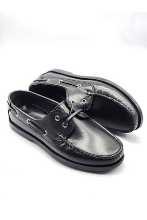 کفش لوفر مشکی زنانه چرم خالص Zegeshoes - کد 930464209