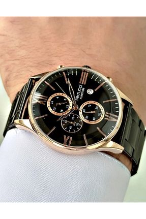 ساعت مچی مشکی مردانه 46-50 میلی متر Ferrucci - کد 675147437