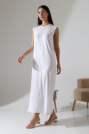 لباس سفید زنانه بافتنی MHT STORE - کد 930065304