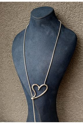 گردنبند جواهر طوسی زنانه برنجی FİRST JEWELRY - کد 930069552