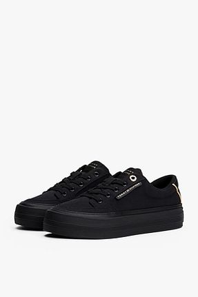 کفش اسنیکر مشکی زنانه بند دار Tommy Hilfiger - کد 930076300