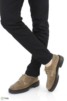 کفش کژوال طوسی مردانه چرم خالص DOCKA - کد 930074462