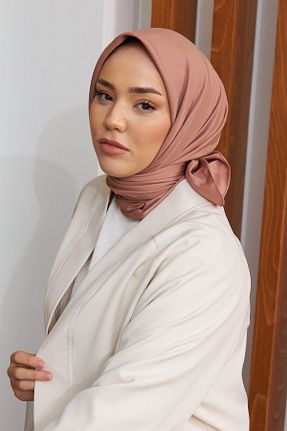 روسری قهوه ای پلی استر Silk Home - کد 930087823