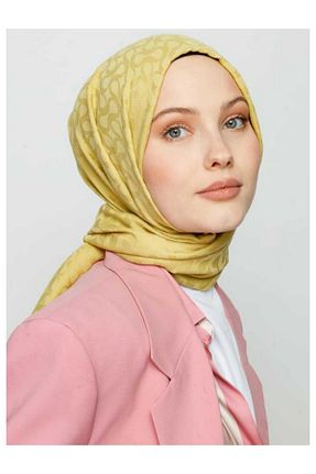 شال زرد زنانه کشمیر VALORSCARF - کد 930234908