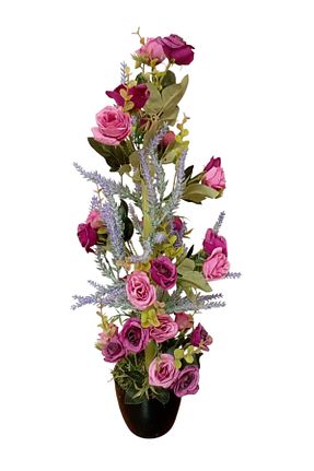 گل خشک و مصنوعی بنفش Cennet Home - کد 930107875