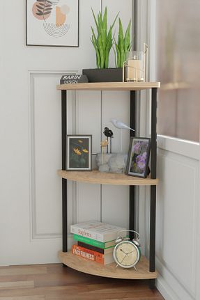 قفسه کتاب قهوه ای 74 سانتی متر BARIN DESIGN - کد 930245853