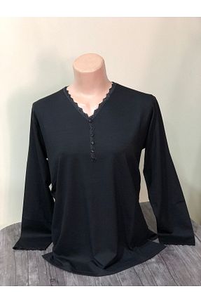 بلوز مشکی زنانه ساده ModaSümeyra - کد 674216349