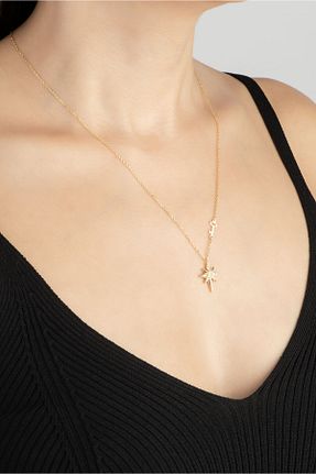 گردنبند نقره زرد زنانه 925 عیار So Chic - کد 444303002