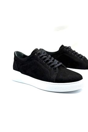 کفش اسنیکر مشکی مردانه چرم اصل İYİSİNDEN SHOES - کد 930163470