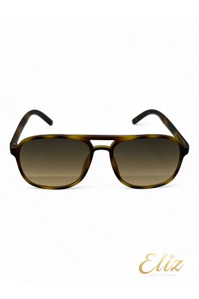 عینک آفتابی قهوه ای زنانه UV400 clubmaster - کد 930168377