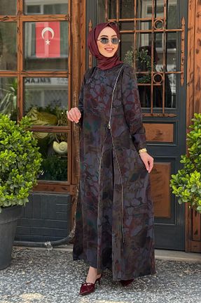 لباس حجاب طوسی زنانه رگولار MissWhence - کد 930170383
