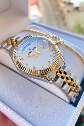 ساعت مچی زرد زنانه 31-34 میلی متر Daniel Klein - کد 930346196