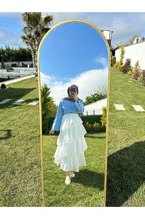 دامن سفید زنانه بافتنی EMPERİA - کد 930170823