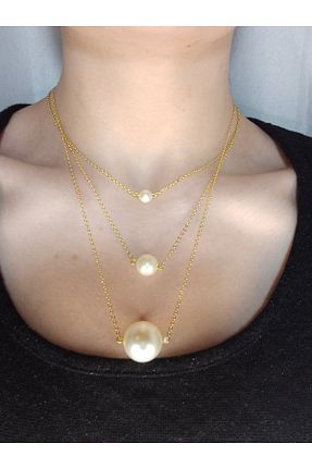 گردنبند مروارید مروارید اقیانوس Crystal Atelier - کد 930176258