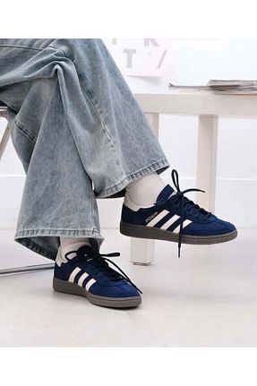 کفش اسنیکر سرمه ای زنانه بند دار adidas - کد 901369006