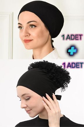کلاه شنای حجاب مشکی زنانه Last For Sell - کد 930222287
