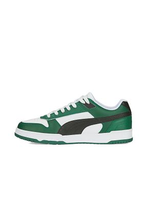 کفش اسنیکر سبز مردانه چرم اصل Puma - کد 737172482