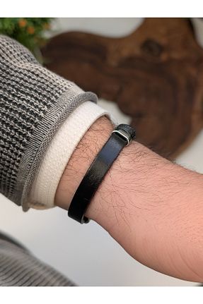 دستبند جواهر مشکی مردانه زیرکن cheetah quality - کد 930556117