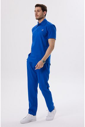 ست بالاتنه و پائین تنه آبی مردانه پنبه ای X Medical Wear - کد 930231256