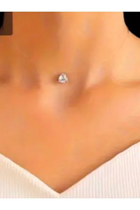 گردنبند جواهر سفید زنانه سنگ BaublesNme - کد 930227899