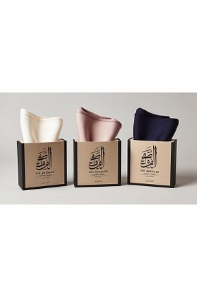 شال نارنجی زنانه پلی استر The Message - کد 930241805