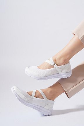 بابت سفید زنانه چرم مصنوعی Moda Pie - کد 930241555