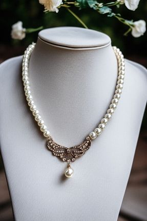 گردنبند مروارید سفید FAYRA ACCESSORIES - کد 926035311