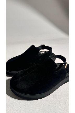 دمپائی مشکی زنانه چرم خالص Eataly Shoes - کد 859386654