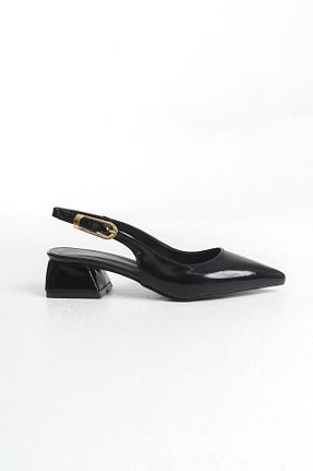 کفش پاشنه بلند کلاسیک مشکی زنانه چرم لاکی Entella Store - کد 922499344