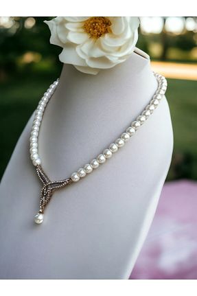گردنبند مروارید سفید FAYRA ACCESSORIES - کد 885685159