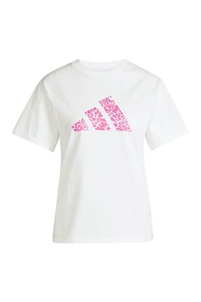 تیشرت اسپرت سفید زنانه رگولار adidas - کد 887262840