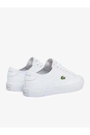 کفش اسنیکر سفید مردانه بند دار Lacoste - کد 680381714