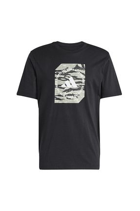 تیشرت اسپرت مشکی مردانه رگولار adidas - کد 887265107