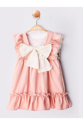 لباس صورتی بچه گانه بافتنی KALİNKA KİDS WEAR - کد 930256513