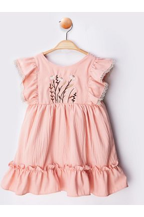 لباس صورتی بچه گانه بافتنی KALİNKA KİDS WEAR - کد 930256513
