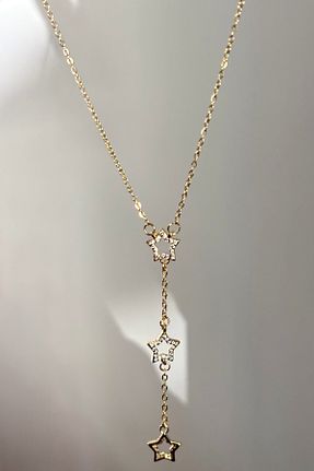گردنبند استیل ( فولاد ) متالیک زنانه استیل ضد زنگ fk studio design - کد 930253464