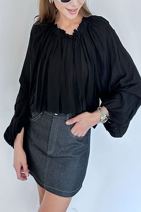 پیراهن مشکی زنانه گشاد Modamesta - کد 930258297