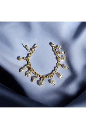 دستبند استیل (فولاد) زرد زنانه استیل ضد زنگ not cool. - کد 930290756