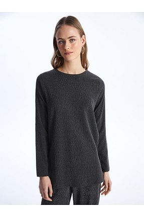 تونیک سبز زنانه اورسایز LC Waikiki - کد 930297373