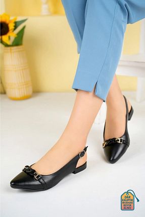 بابت مشکی زنانه چرم مصنوعی MODAPAPUÇ - کد 683573349