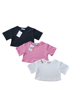تیشرت رنگی بچه گانه کراپ Leydukids - کد 930424727