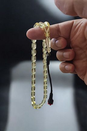 تسبیح سفید کهربا Budakoğulları - کد 930300851