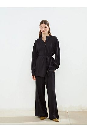 تونیک مشکی زنانه بافتنی LC Waikiki - کد 930300479