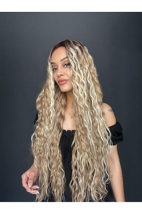 کلاه گیس زرد زنانه Suzan Peruk - کد 930309093