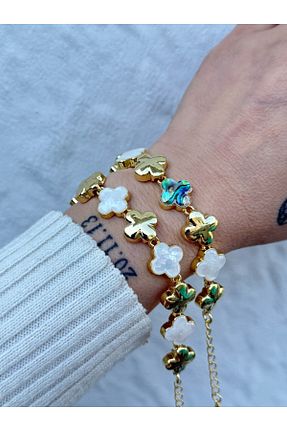 دستبند استیل (فولاد) طلائی زنانه روکش طلا MyladyAccessoriess - کد 930317423