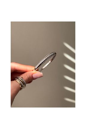 دستبند استیل (فولاد) طوسی زنانه استیل (فولاد) Opia JEWELRY - کد 930241322