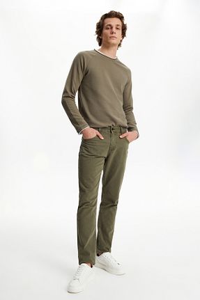 شلوار خاکی مردانه الاستین Mudo - کد 776723755