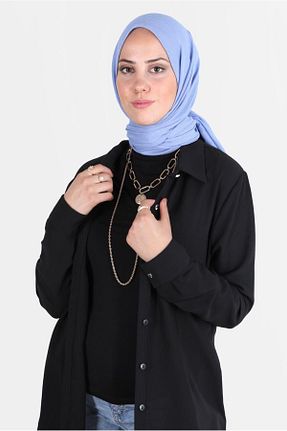 شال آبی زنانه پلی استر Alvina - کد 803864356